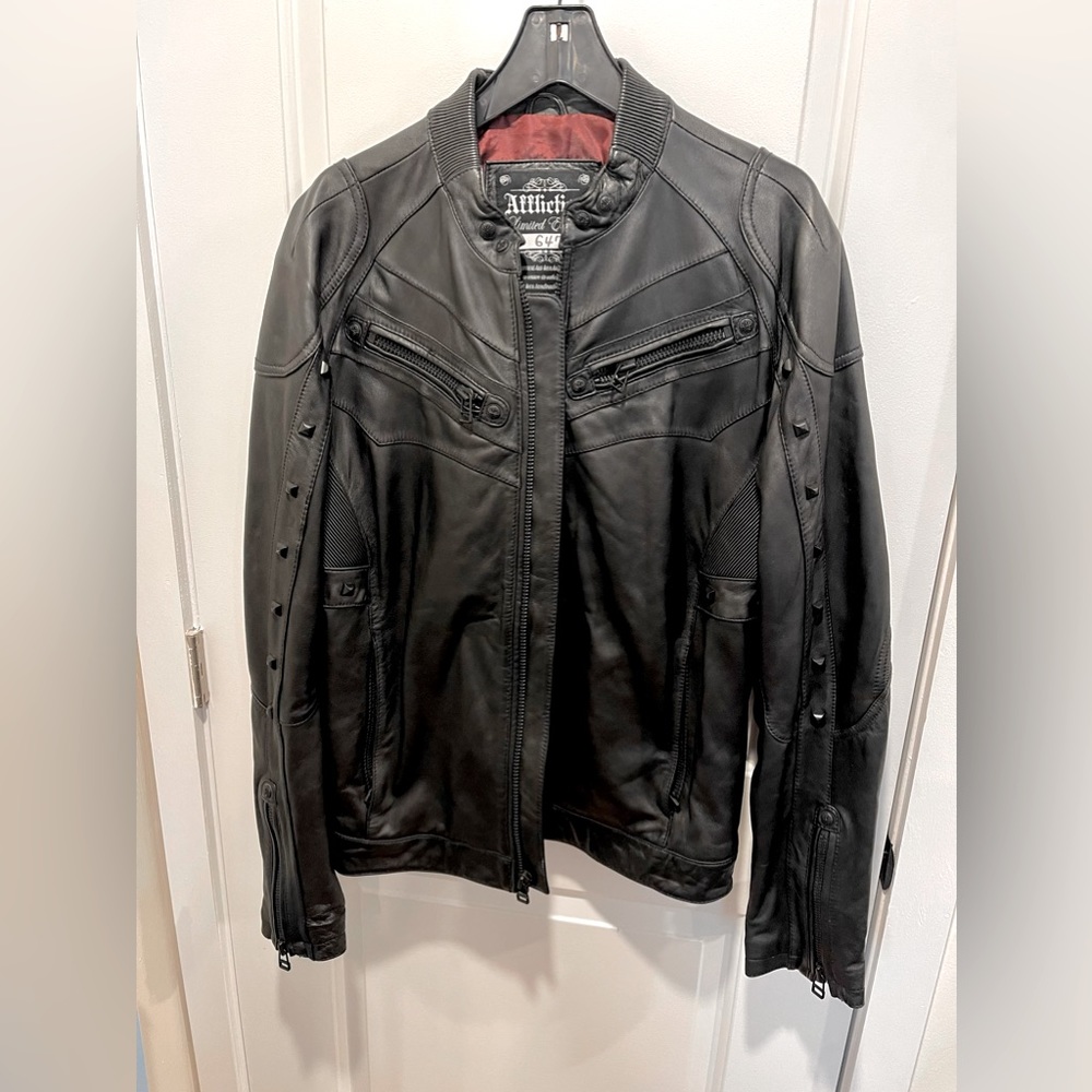 Affliction Men’s Black Limited Edition Leather Jacket